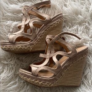 Tan Wedges